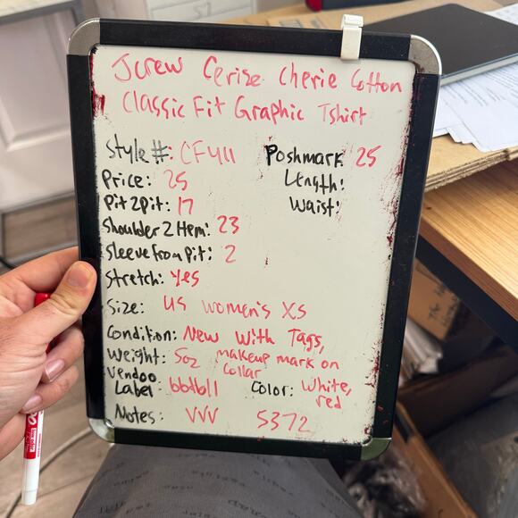 J Crew Cerish Cherie Cotton Classic Fit Graphic Tshirt US Women's XS New - Picture 6 of 6